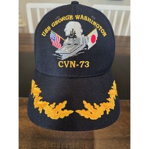 USS George Washington CVN-73 Navy Ball Cap Hat The‎ Corps USA Aircraft Carrier